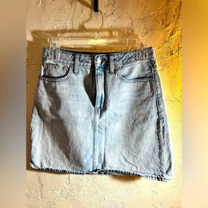 MADEWELL denim skirt A-Line sz 28 washed denim- awesome skirt- great piece